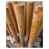 16-4" Round Wood Barricades 16-4" Round Wood Barricades