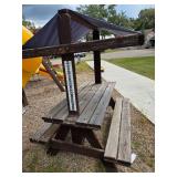 Wood Picnic Table W/Canopy Wood Picnic Table W/Canopy