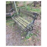 Wrought Iron Wood Bench Wrought Iron Wood Bench