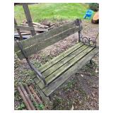 Wrought Iron Wood Bench Wrought Iron Wood Bench
