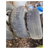 4- Rims & Tires From 1997 Chevy 1/2 Ton Pickup 4- Rims & Tires From 1997 Chevy 1/2 Ton Pickup