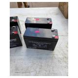 Universal 12 Volt Batteries UB1290 9AH (UNUSED) Universal 12 Volt Batteries UB1290 9AH (UNUSED)