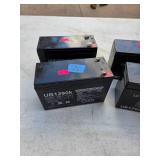 Universal 12 Volt Batteries UB1290 9AH (UNUSED) Universal 12 Volt Batteries UB1290 9AH (UNUSED)