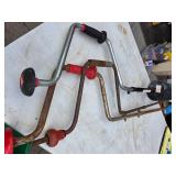 Strikemaster 6" Hand Ice Auger (UNUSED) & 2 Spoon Ice Drills Strikemaster 6" Hand Ice Auger (UNUSED) & 2 Spoon Ice Drills