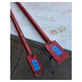 2 Ice Chisels/Spud Bars (UNUSED) 2 Ice Chisels/Spud Bars (UNUSED)