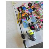 Ice Fishing Rod & Reel & Pan Fishing Lures (UNUSED) Ice Fishing Rod & Reel & Pan Fishing Lures (UNUSED)