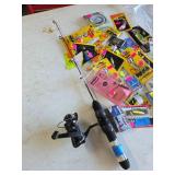 Ice Fishing Rod/Reel & Pan Fish Lures (UNUSED) Ice Fishing Rod/Reel & Pan Fish Lures (UNUSED)