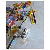 Ice Fishing Rod/Reel & Pan Fish Lures (UNUSED) Ice Fishing Rod/Reel & Pan Fish Lures (UNUSED)