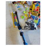 Ice Fishing Rod/Reel & Pan Fish Lures (UNUSED) Ice Fishing Rod/Reel & Pan Fish Lures (UNUSED)