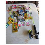 Ice Fishing Rod/Reel & Pan Fish Lures (UNUSED) Ice Fishing Rod/Reel & Pan Fish Lures (UNUSED)