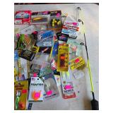 Ice Fishing Rod/Reel & Pan Fish Lures (UNUSED) Ice Fishing Rod/Reel & Pan Fish Lures (UNUSED)