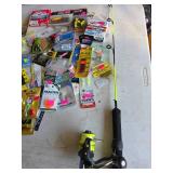 Ice Fishing Rod/Reel & Pan Fish Lures (UNUSED) Ice Fishing Rod/Reel & Pan Fish Lures (UNUSED)