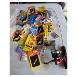 Ice Fishing Rod/Reel & Pan Fish Lures (UNUSED) Ice Fishing Rod/Reel & Pan Fish Lures (UNUSED)