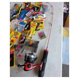 Ice Fishing Rod/Reel & Pan Fish Lures (UNUSED) Ice Fishing Rod/Reel & Pan Fish Lures (UNUSED)