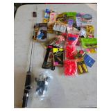 Ice Fishing Rod/Reel & Pan Fish Lures (UNUSED) Ice Fishing Rod/Reel & Pan Fish Lures (UNUSED)