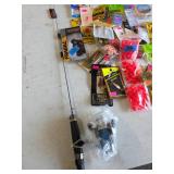 Ice Fishing Rod/Reel & Pan Fish Lures (UNUSED) Ice Fishing Rod/Reel & Pan Fish Lures (UNUSED)