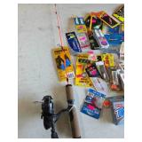 Ice Fishing Rod/Reel & Pan Fish Lures (UNUSED) Ice Fishing Rod/Reel & Pan Fish Lures (UNUSED)