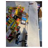 Ice Fishing Rod/Reel & Pan Fish Lures/Tackle (UNUSED) Ice Fishing Rod/Reel & Pan Fish Lures/Tackle (UNUSED)