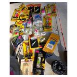 Ice Fishing Rod/Reel & Pan Fish Lures/Tackle (UNUSED) Ice Fishing Rod/Reel & Pan Fish Lures/Tackle (UNUSED)