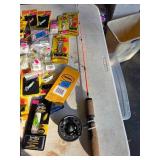 Ice Fishing Rod/Reel & Pan Fish Lures/Tackle (UNUSED) Ice Fishing Rod/Reel & Pan Fish Lures/Tackle (UNUSED)