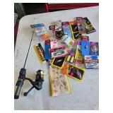Ice Fishing Rod/Reel & Pan Fish Lures/Tackle (UNUSED) Ice Fishing Rod/Reel & Pan Fish Lures/Tackle (UNUSED)