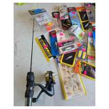 Ice Fishing Rod/Reel & Pan Fish Lures/Tackle (UNUSED) Ice Fishing Rod/Reel & Pan Fish Lures/Tackle (UNUSED)