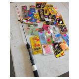 Ice Fishing Rod/Reel & Pan Fish Lures/Tackle (UNUSED) Ice Fishing Rod/Reel & Pan Fish Lures/Tackle (UNUSED)