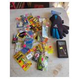 Clam Ice Glove, Lightning Box & Pan Fish Lures/Tackle (UNUSED) Clam Ice Glove, Lightning Box & Pan Fish Lures/Tackle (UNUSED)