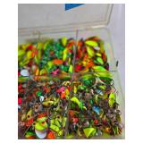 Cubby Fishing Tackle Jig/Spinners In Case (UNUSED) Cubby Fishing Tackle Jig/Spinners In Case (UNUSED)
