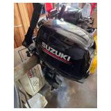 Suzuki 15HP 4Stroke Tiller Handle Outboard Motor Suzuki 15HP 4Stroke Tiller Handle Outboard Motor