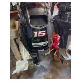 Suzuki 15HP 4Stroke Tiller Handle Outboard Motor Suzuki 15HP 4Stroke Tiller Handle Outboard Motor