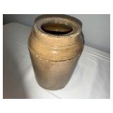 Antique Stoneware Confiture Jar from Bruxelles Antique Stoneware Confiture Jar from Bruxelles