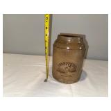 Antique Stoneware Confiture Jar from Bruxelles Antique Stoneware Confiture Jar from Bruxelles