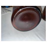 Set of 3 Vintage Amber Glass Bottles Set of 3 Vintage Amber Glass Bottles
