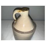 Antique Stoneware Jug with Louis Vuitton Paris Design Antique Stoneware Jug with Louis Vuitton Paris Design