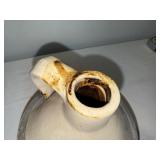 Antique Stoneware Jug with Louis Vuitton Paris Design Antique Stoneware Jug with Louis Vuitton Paris Design