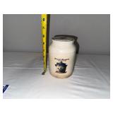 Antique English Ironstone General Merchants London Marmalade Jar Antique English Ironstone General Merchants London Marmalade Jar