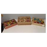 Vintage Glass Christmas Ornament Collection with Original Boxes Vintage Glass Christmas Ornament Collection with Original Boxes