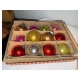 Vintage Glass Christmas Ornament Collection with Original Boxes Vintage Glass Christmas Ornament Collection with Original Boxes