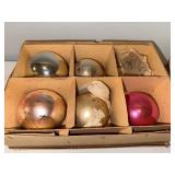 Vintage Glass Christmas Ornament Collection with Original Boxes Vintage Glass Christmas Ornament Collection with Original Boxes