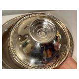 Vintage F.B. Rogers Silver Co. Silver-Plated Bowl Set with Decorative Feet Vintage F.B. Rogers Silver Co. Silver-Plated Bowl Set with Decorative Feet