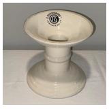 Antique Large English Ironstone Ham Stand by G. Rushbrooke Smithfield Ceramic Funnel Antique Large English Ironstone Ham Stand by G. Rushbrooke Smithfield Ceramic Funnel