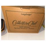 Longaberger 2000 Collectors Club Spring Meadow Basket with Box Longaberger 2000 Collectors Club Spring Meadow Basket with Box
