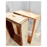 Pair of Vintage Wooden Bee Boxes with Rustic Patina Pair of Vintage Wooden Bee Boxes with Rustic Patina