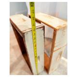 Pair of Vintage Wooden Bee Boxes with Rustic Patina Pair of Vintage Wooden Bee Boxes with Rustic Patina