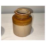 Vintage 3-Piece Ironstone English Stoneware Pottery Jar Set with Maker Vintage 3-Piece Ironstone English Stoneware Pottery Jar Set with Maker