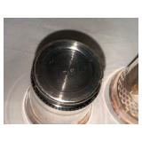 Set of 4 Vintage Silver-Plated French Christening Cups Set of 4 Vintage Silver-Plated French Christening Cups