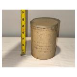 Antique English Lidded O. Bumsted & Co. Salt Jar London Antique English Lidded O. Bumsted & Co. Salt Jar London