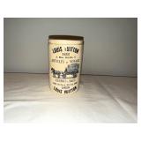 Antique English Louis Vuitton Ceramic Container - Articles de Voyage Design Antique English Louis Vuitton Ceramic Container - Articles de Voyage Design