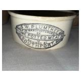 Antique European Ceramic Pots Collection - 5 Assorted Pieces with Distinct Markings Antique European Ceramic Pots Collection - 5 Assorted Pieces with Distinct Markings